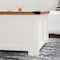 Flash Furniture Wyatt 35.75in Farmhouse Storage Coffee Table, Hinged Lift Top, Hidden Storage, White/Rustic Oak ZG-ZP-030-WT-GG - alternate 10